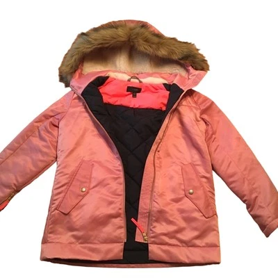 J.Crew Women's Parka Pink Poodle sz XXS Quilted  H2223 Winter Coat NWOT $375 - Image 1 of 4