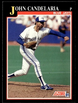 1991 Score John Candelaria Toronto Blue Jays #791 - Image 1 of 2