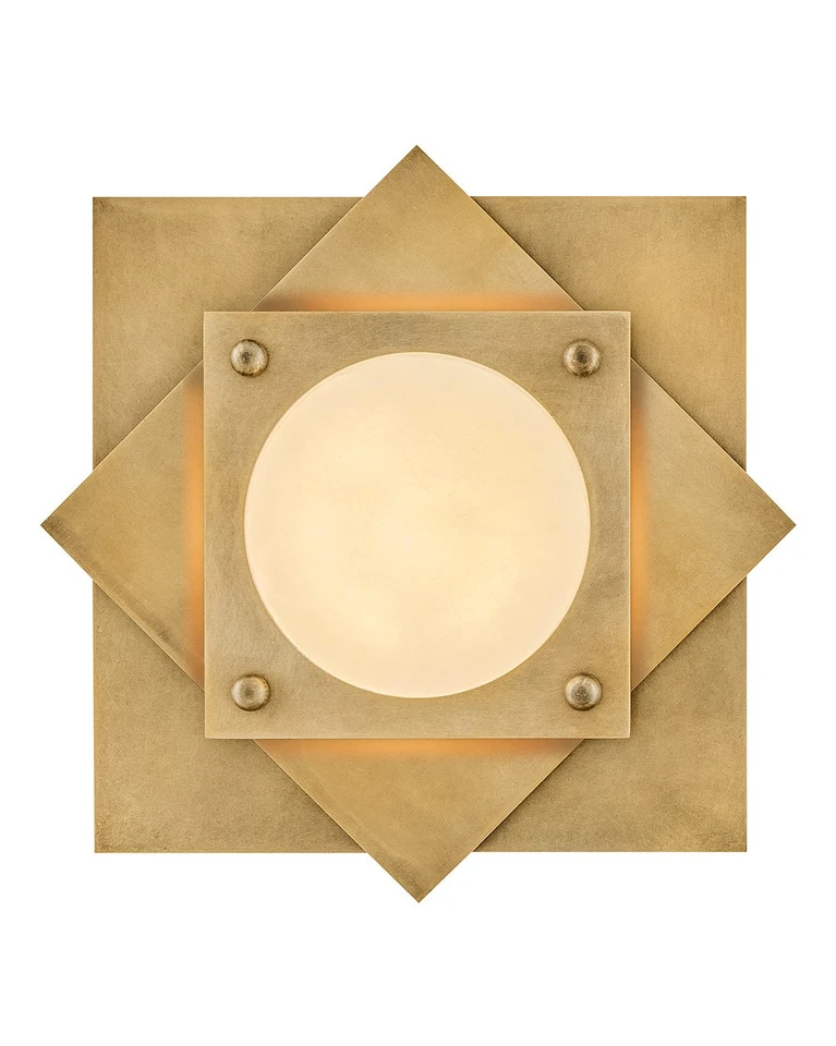 Fredrick Ramond FR41581 Claude 16"W montaje empotrado techo cuadrado - latón Foto 1 de 1