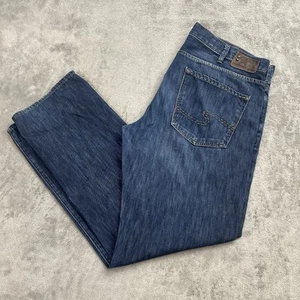 Silver Nyan Jeans Mens Size 40x33” Blue Denim Casual Straight Leg 5-Pocket - Picture 1 of 16