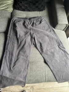 Gap Yeezy Sateen Cargo Pants Mens Size XL Black YZY Relaxed Baggy - Picture 1 of 4