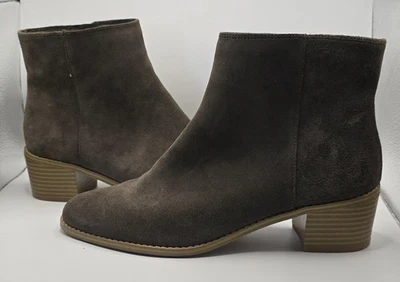 Botines Clarks Breccan Myth de gamuza de cuero beige para mujer talla 9,5 Foto 1 de 4