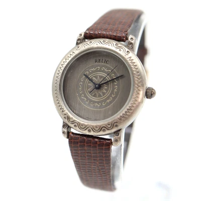 Relic by Fossil Women Watch Gunmetal Gray 29mm Geometric Dial ZR41410 Working - Image 1 of 4