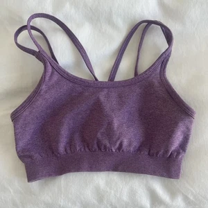 Zella Girls Purple Sports Bra Size Medium 10 - Picture 1 of 4