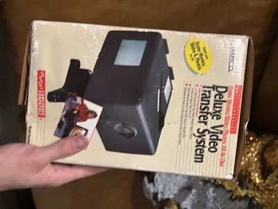 Ambico Deluxe Video Transfer System/ DYI  VHS  8MM VHS- C Model # V-0650. - Image 1 of 4