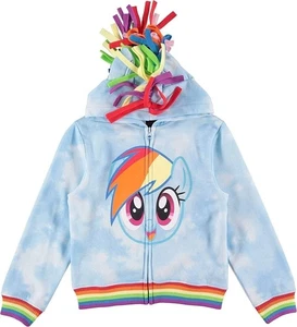 My Little Pony Magical Rainbow Dash Cosplay Hoodie for Girls - Super Soft &... - Picture 1 of 7