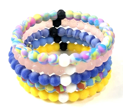 Lokai Bangle Bracelet Disney Up Be Kind Swirl Crackle 7.5  in Length - Lot of 5 - Image 1 of 4