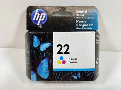 Cartucho de tinta original HP 22 (C9352AN140) - tricolor con fecha de junio de 2024 Foto 1 de 4
