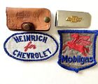 Vintage Automobile Memorabilia- Patches, Keychain, Money Clip
