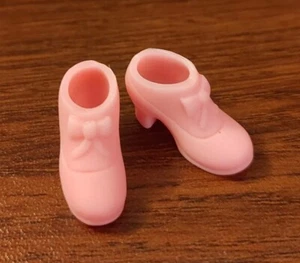 Pipos Doll Shoes Pink Ankle Heels - Picture 1 of 2