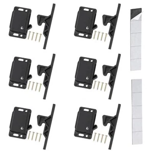 6 Pack Cabinet Door Latch/RV Drawer Latch 10 Pull Force Latches for Home and - Picture 1 of 6