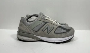 New Balance Made in USA 990v5 Men's 8.5 6E Grey Running Sneakers Shoes M990GL5 - Picture 1 of 9