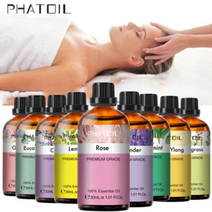 30ml Pure Natural Essential Oils Aromatherapy Essential Oil Diffuser Burner Oil - Picture 1 of 29