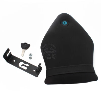 PU Leather Rear Passenger Seat Pillion Pad Cushion & Lock for BMW S1000RR 14-17 - Изображение 1 из 4