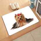 Britain Yorkshire Terrier Doormat 3D Decor Print Pet Carpet Soft Flannel Non-Sli
