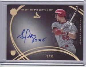 2016 Topps The Mint Arrivals Autograph Stephen Piscotty 71/99 Auto - Flat S/H - Picture 1 of 1
