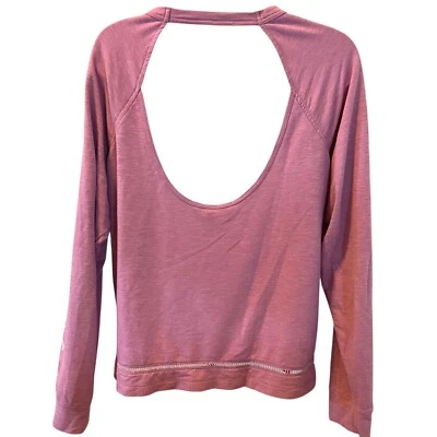 Camisa Victoria's Secret Espalda Abierta Rosa Talla Pequeña Calce Relajado Jersey Tejido Foto 1 de 4