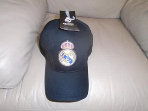 Real Madrid Adjustable Back Strap Soccer Cap Black - Picture 1 of 7