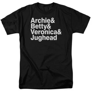 Archie Comics Ampersand List T Shirt Licensed Comic Book Tee Black - Picture 1 of 2