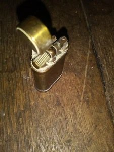 Antique  Brass Liftarm Pocket Lighter - Picture 1 of 1