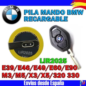 PILA PARA BMW E39 E46 E49 E60 E90 M3 M5 X3 X5 320 330 LIR2025 Llave Bateria key - Imagen 1 de 2