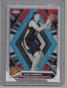 2023-24 TOPPS CHROME "REFRACTOR" LIAM ROBBINS ROOKIE #174 NM-MT+ - Picture 1 of 2