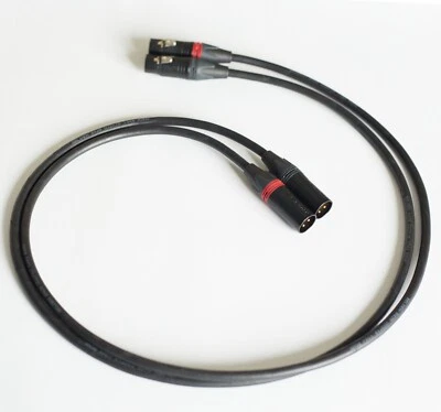 Belden 8428 (8402) with Neutrik Gold XLR, High-End XLR Interconnect Cable Pair - Image 1 of 3