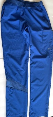 Pantalones Médicos FIT by White Cross Para Mujer Deportivos Pierna Cónica Malla Azul Real Talla XS Foto 1 de 4