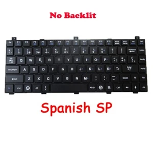 Laptop No Backlit Keyboard For GETAC S400 G2 G3 S400G2 S400G3 Spanish SP Black - Picture 1 of 2