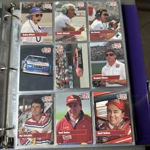 Set Of 9 Pinnacle Pro Set NASCAR Marx Trading Cards - Bild 1 von 2