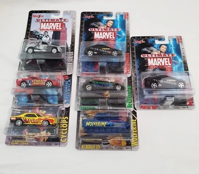 Maisto Ultimate Marvel Series 1 Лот из 7 Питер Паркер Капитан Америка Изгой - Изображение 1 из 4