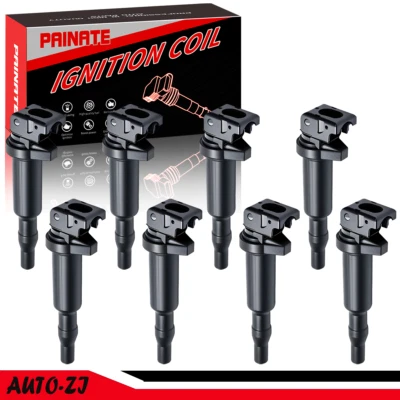 8PCS Ignition Coils OEM For BMW 550i 650i 750i 760Li X5 X6 M5 M6 4.4L V8 UF592 - Изображение 1 из 4