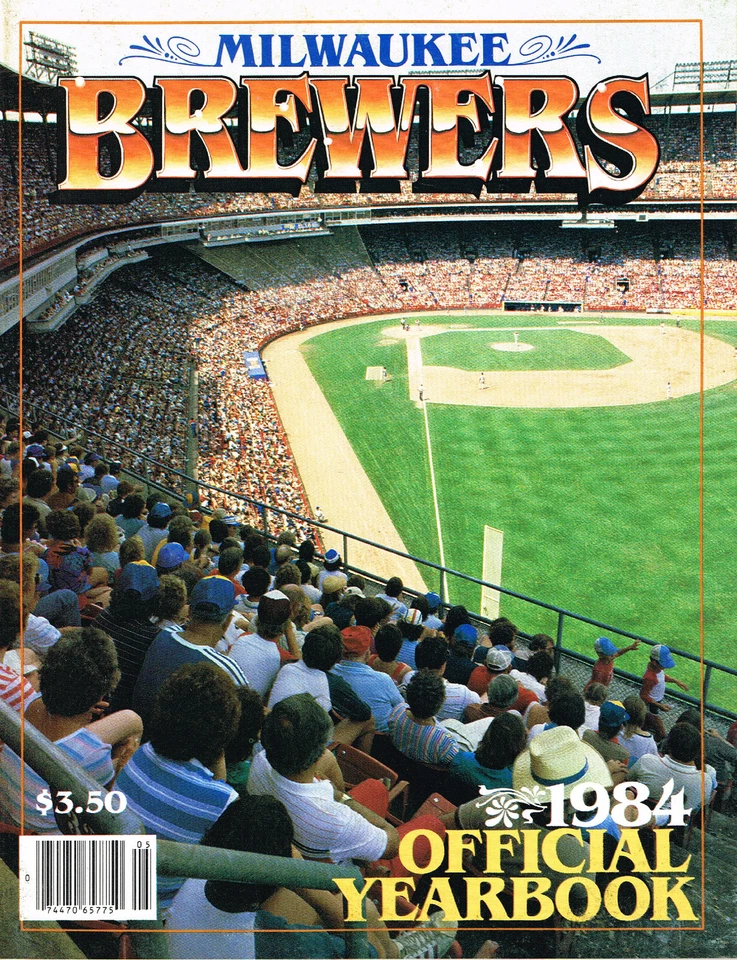 1984 Milwaukee Brewers MLB Baseball YEARBOOK - Image 1 of 1