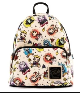 Loungefly Pop Disney Villains Tattoo Mini Backpack - Picture 1 of 1