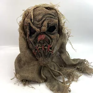 Costume Spaventapasseri Horror Face Halloween Maschera Giovani/Adulti Taglia S/M - Foto 1 di 11