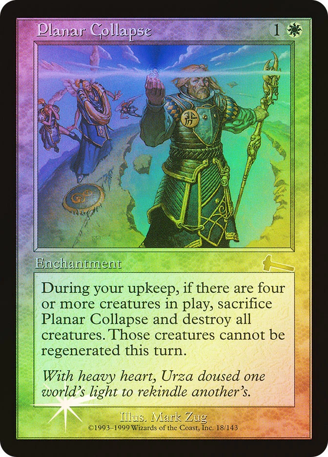 MTG FOIL Planar Collapse  - Urza's Legacy #18 - Image 1 of 1