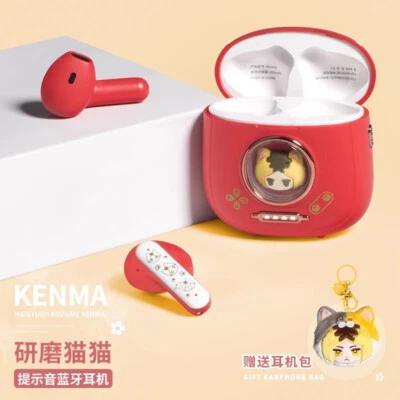 Haikyuu!! Kozume Kenma Bluetooth Earphones Wireless Headset L-Shape Headphones  - Image 1 of 4