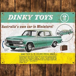 ALUMINIUM SIGN - 200MM X 285MM - DINKY TOYS HOLDEN SPECIAL - Picture 1 of 1