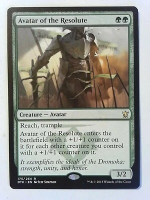 Avatar of the Resolute	 Dragons of Tarkir - Magic the Gathering MTG - Green - Image 1 of 2