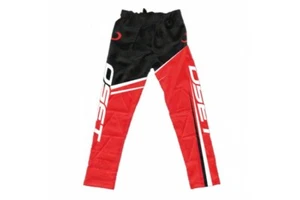 OSET BAMBINO 18" TRIAL PANTALONI FONDO ROSSO NERO ABBIGLIAMENTO KIT EQUITAZIONE - Foto 1 di 1