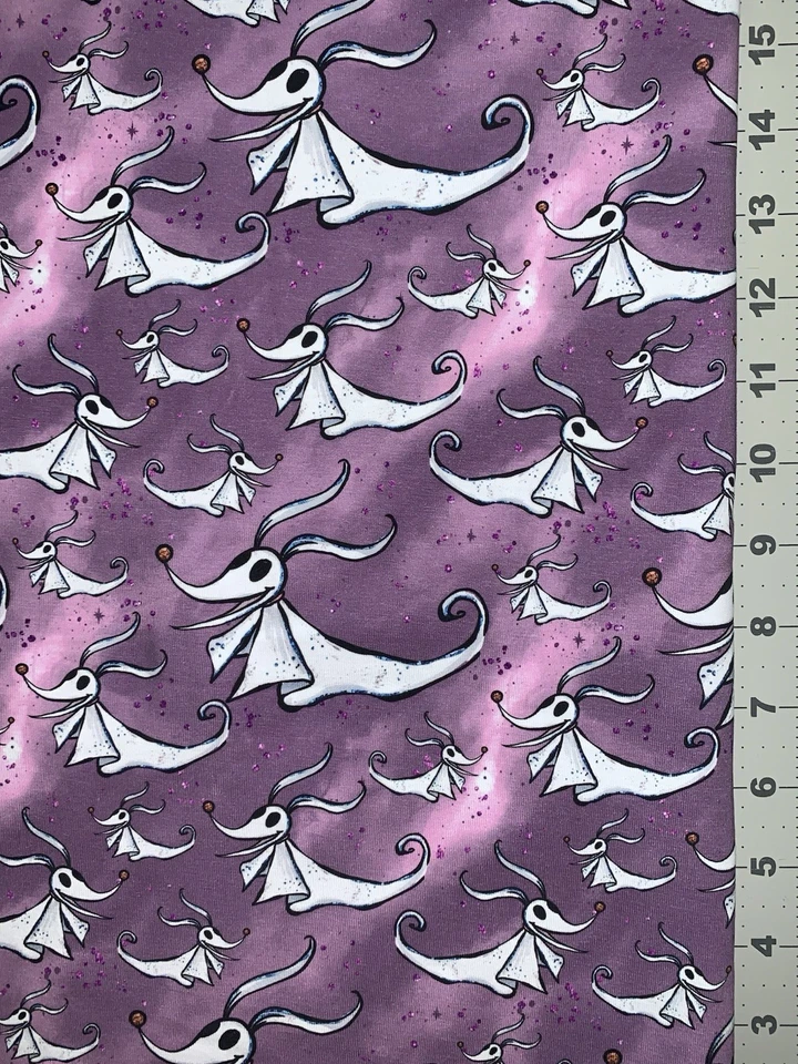 Nightmare Before Christmas Zero Custom Fabric Fat Quarter 18x28” Cotton Spandex - Image 1 of 1