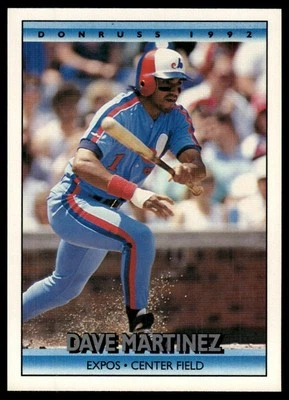 1992 Donruss #732 Dave Martinez - Image 1 of 2