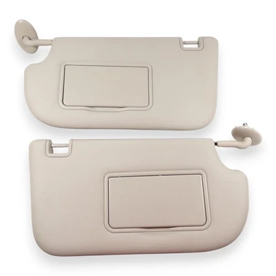 Комплект из пары солнцезащитных козырьков со стороны водителя и пассажира 2013–2019 Ford Escape белый кремовый - Изображение 1 из 4