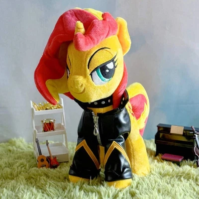 NEW My Little Pony SUNSET SHIMMER ROCKSTAR w/Jacket Plush - AUTHENTIC, Hasbro - Image 1 of 4