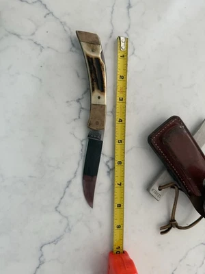 Navaja de bolsillo plegable Gerber Stag Handle Lockback Foto 1 de 3