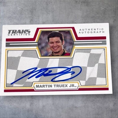 Martin Truex Jr PACK PULLED CHAMP signed card 2006 PRESS PASS TRAKS AUTOGRAPH - Image 1 of 2