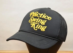 Seltene Top Golf Training Swing King lustige Mesh Snapback Truckermütze - Bild 1 von 6