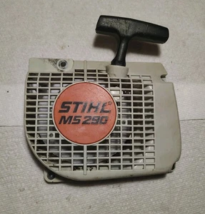 OEM Stihl MS290 Recoil Starter Cover Lot #2 *Working W/New Rope  - Picture 1 of 3