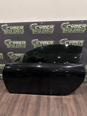 2015 JAGUAR F TYPE FRONT DRIVER LEFT BLACK DOOR SHELL OEM *FLAWS 2-11* - Image 1 of 4