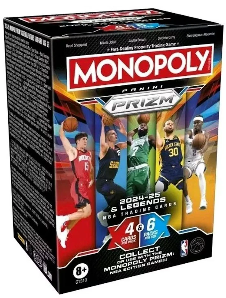 2024/25 Panini Prizm Monopoly Basketball 6-Pack Blaster Box (Millionaire Black) - image 1 of 1